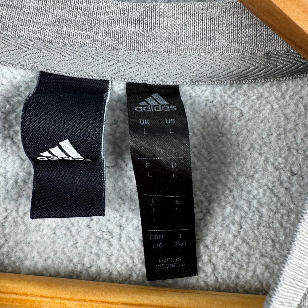 Adidas Sweatshirt Mens L Pacific Northwest Athl Club Gray Fleece Graphic PNW